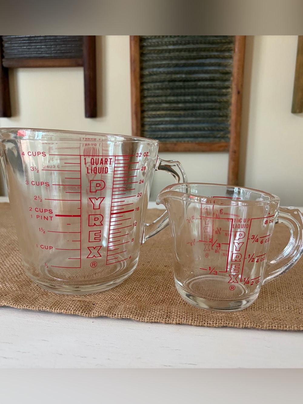 Vintage Pyrex Measuring Cup Set❤️ - Picture 3 of 12